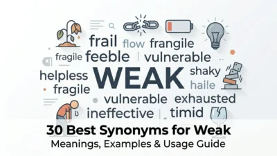 Best Synonyms for Weak