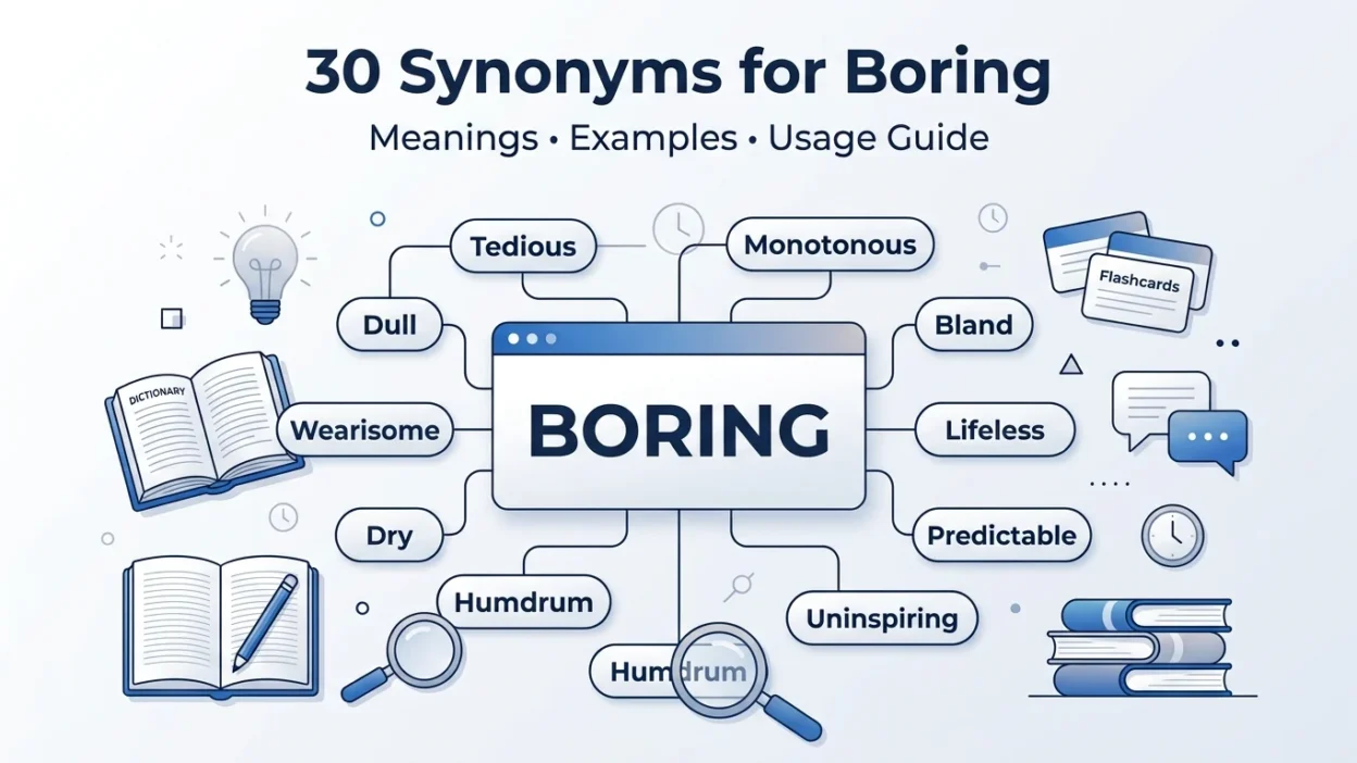 Synonyms for Boring