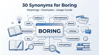 Synonyms for Boring