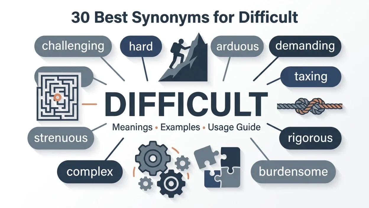 Synonyms for Difficult