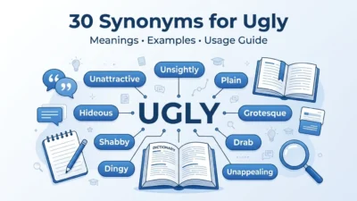 Synonyms for Ugly
