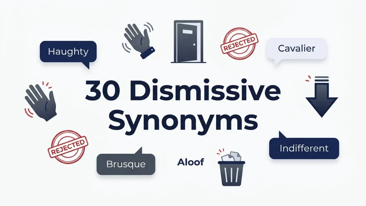 Dismissive Synonyms