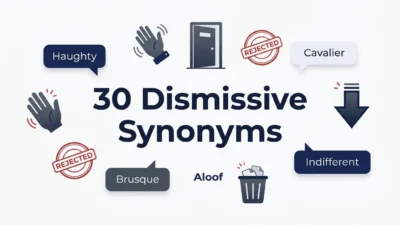 Dismissive Synonyms