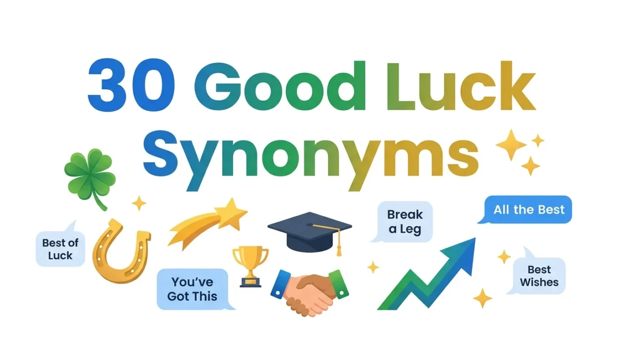 Good Luck Synonyms