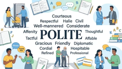 Synonyms for Polite