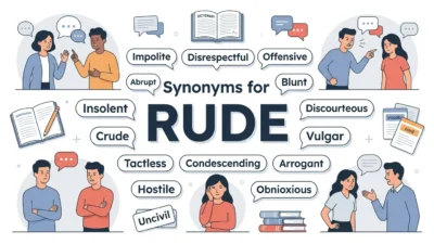 Synonyms for Rude