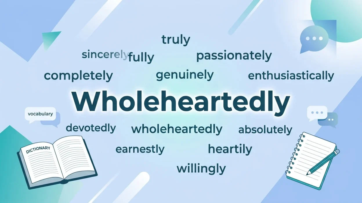 Wholeheartedly Synonyms