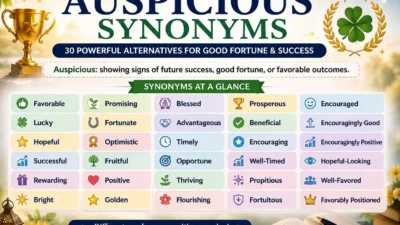 Auspicious Synonyms