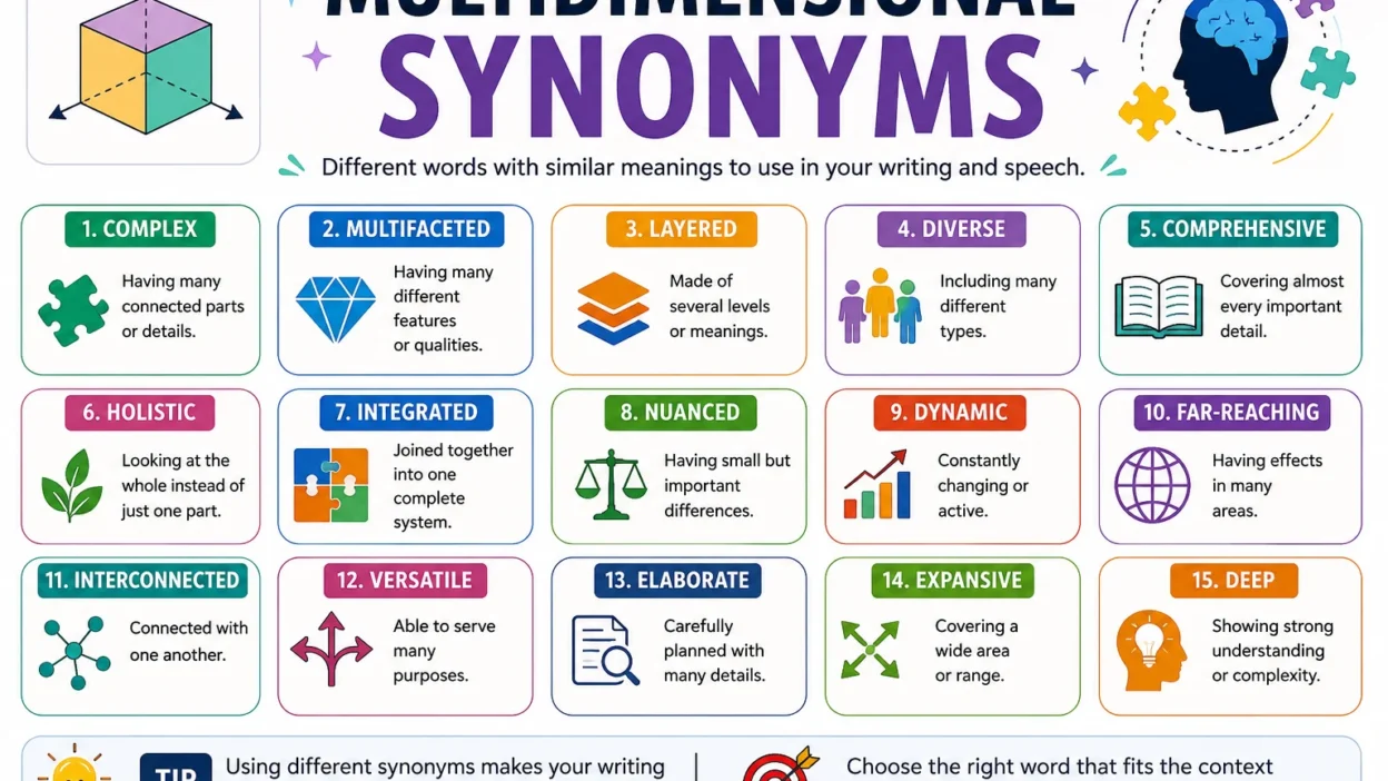 Multidimensional Synonyms