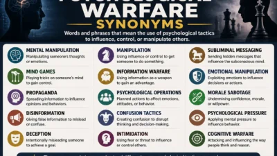 Psychological Warfare Synonyms
