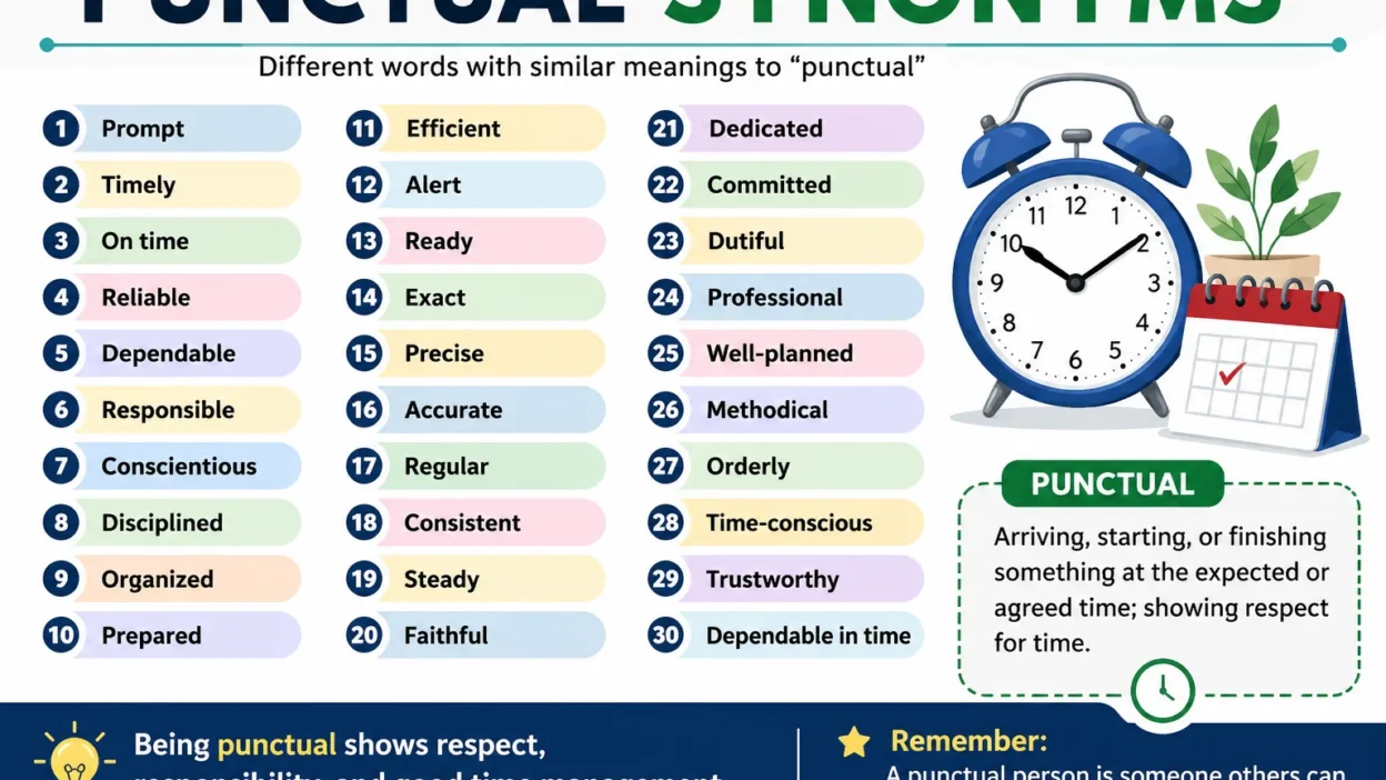Punctual Synonyms