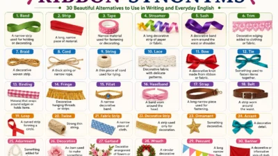 Ribbon Synonyms