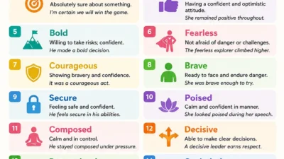 Synonyms for Confident