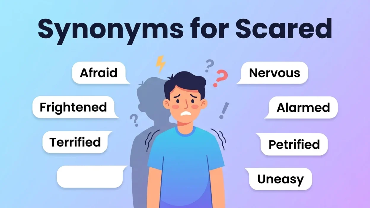 Synonyms for Scared