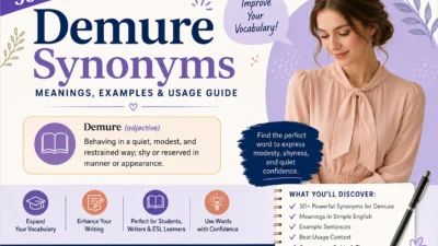 Demure Synonyms