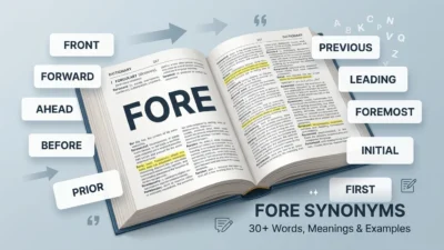 Fore Synonyms