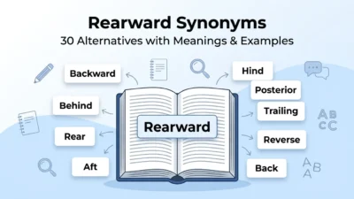 Rearward Synonyms