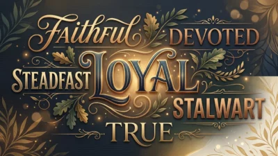 Synonyms of Loyal