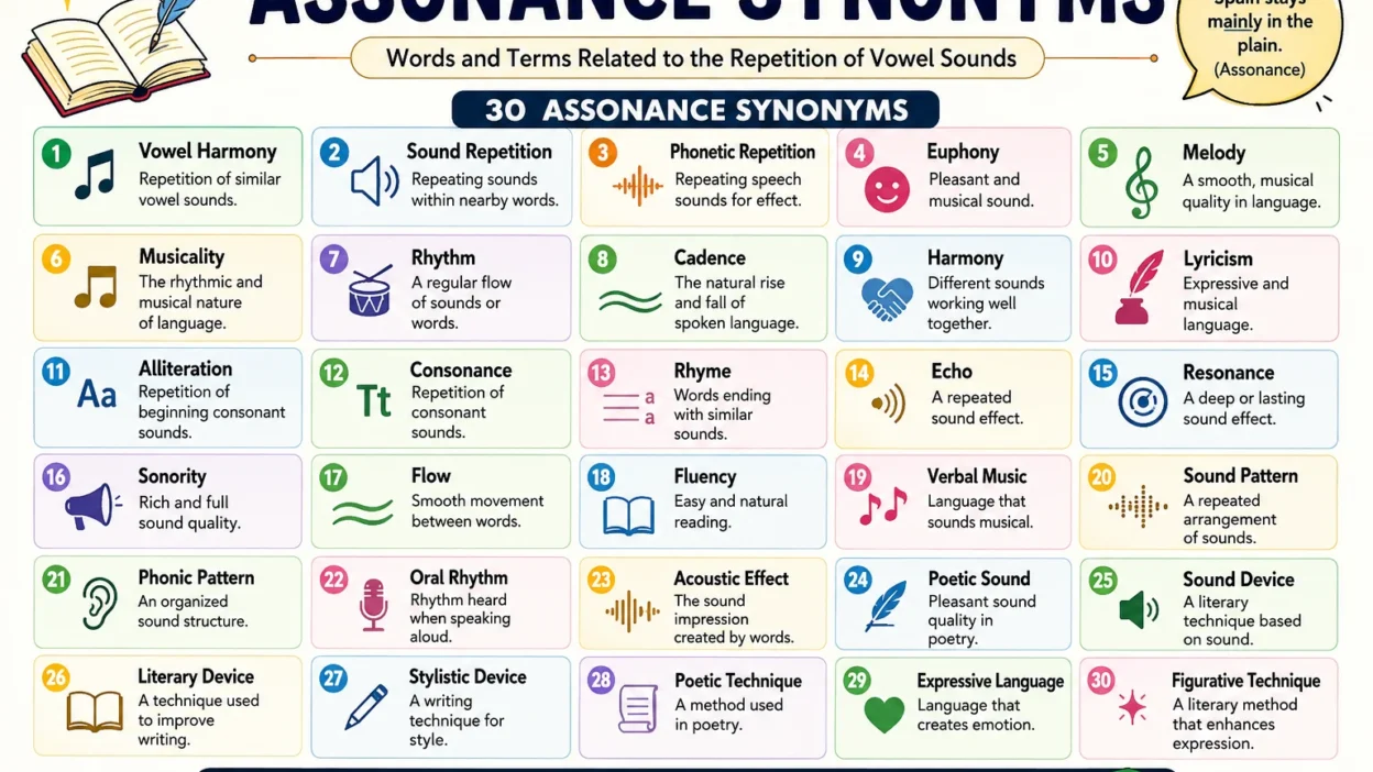Assonance Synonyms