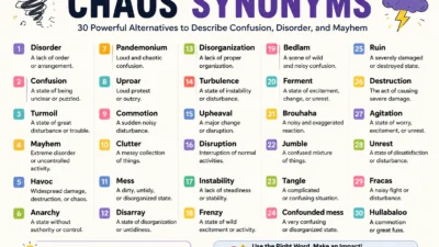 Chaos Synonyms