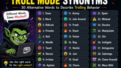 Troll Mode Synonyms