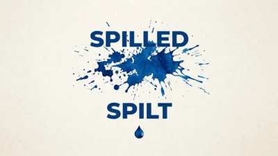 Spilled vs. Spilt