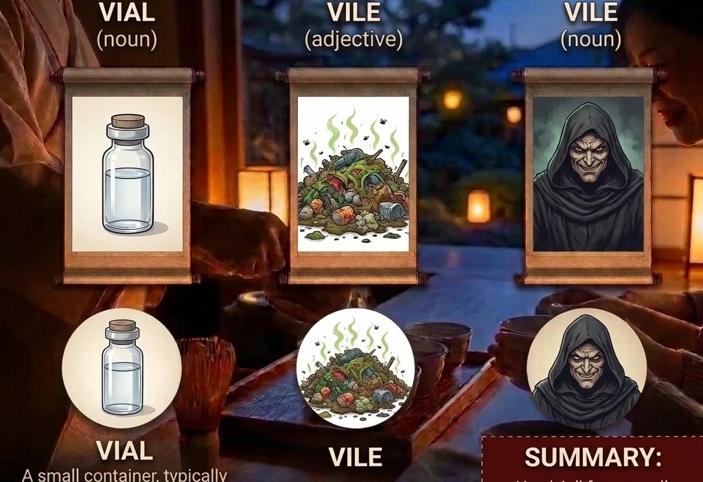 Vial or Vile