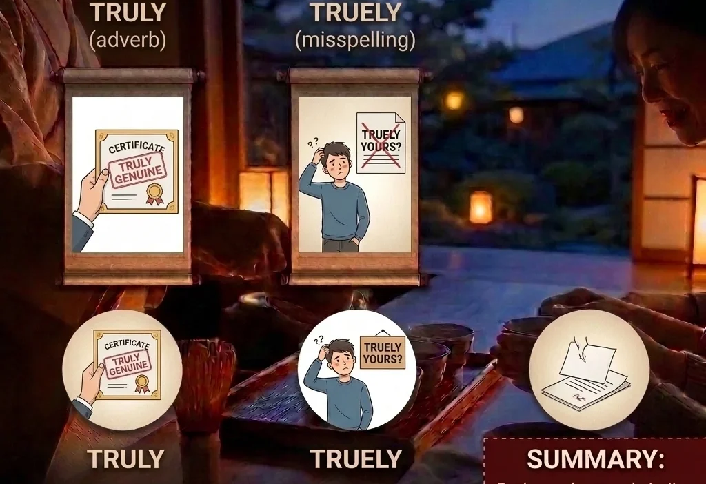 Truly vs Truely