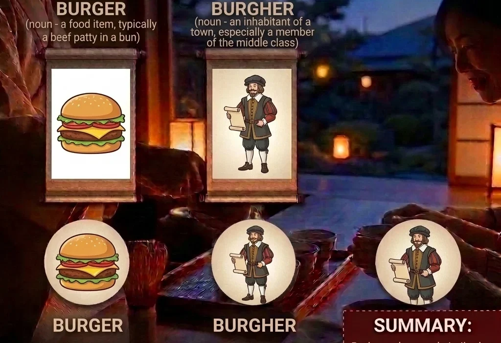 Burger vs Burgher