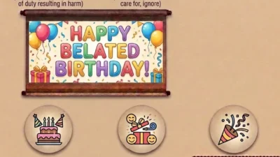 Happy Belated Birthday