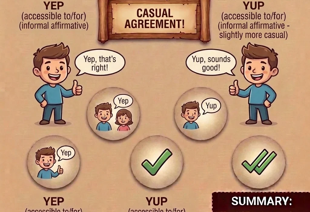 Yep vs Yup