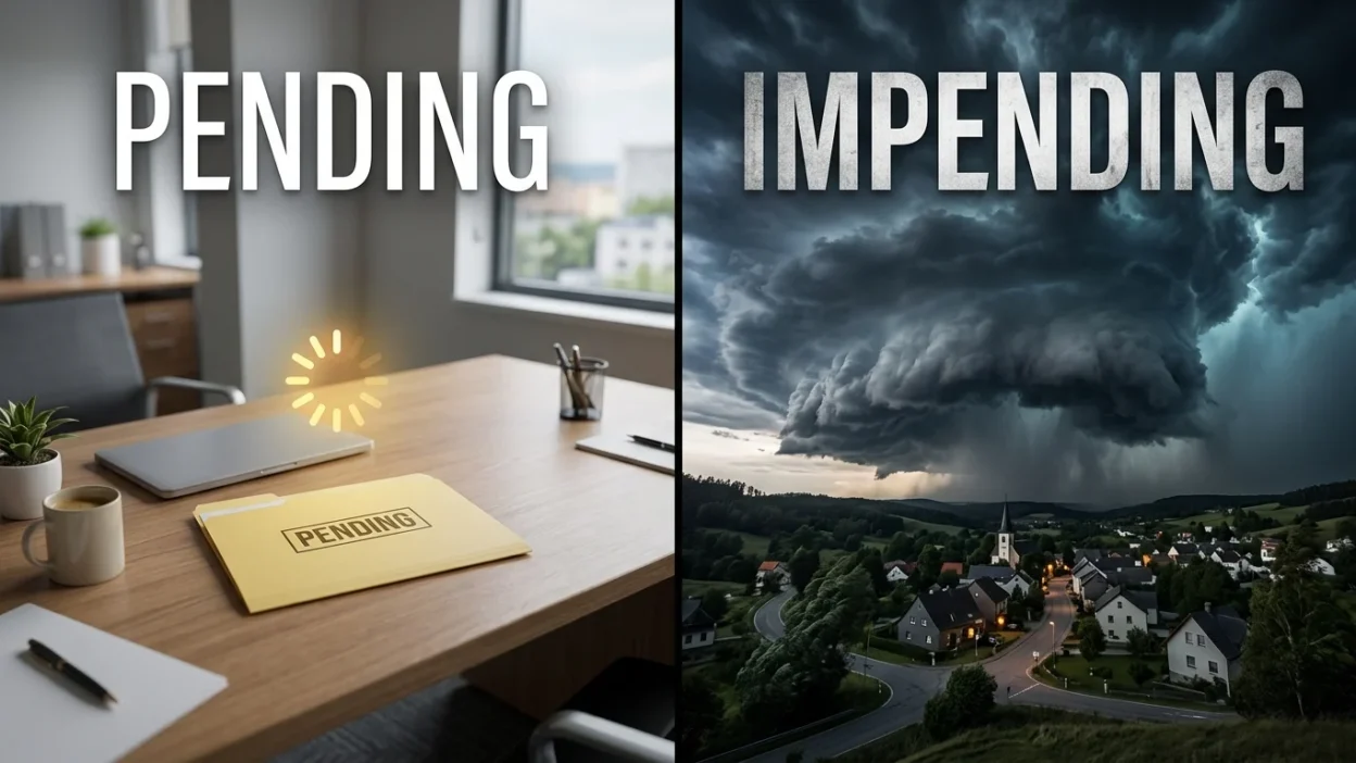 Pending vs Impending