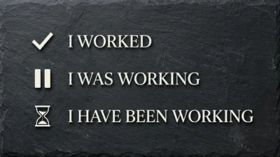 I Worked vs. I Was Working vs. I Have Been Working