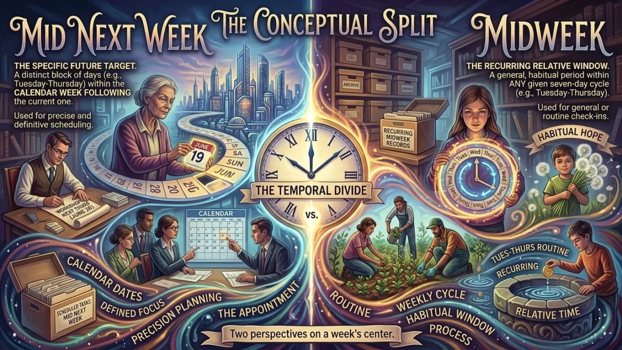 Mid Next Week vs Midweek