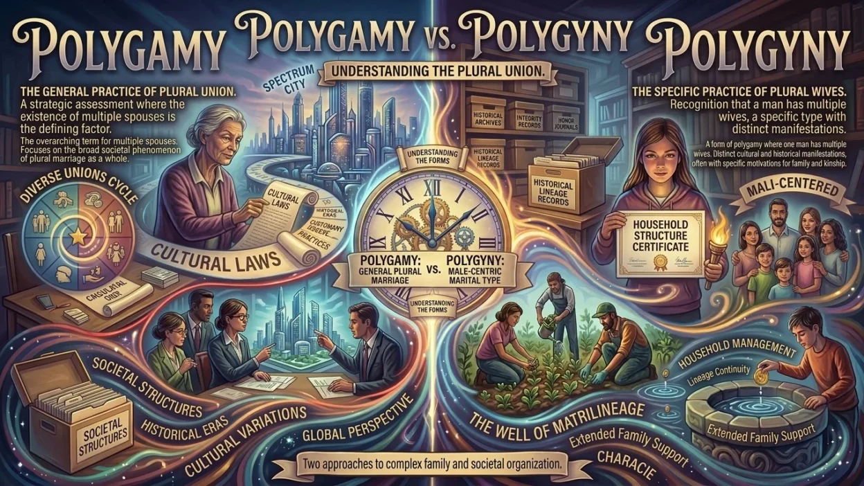 Polygamy vs Polygyny