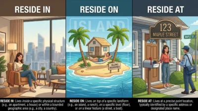 Reside In vs Reside On vs Reside At