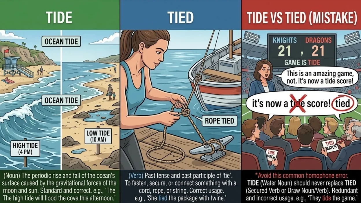 Tide vs Tied