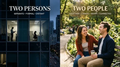 Two Persons vs Two People