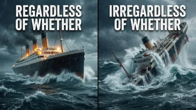 Regardless of Whether or Regardless of Whether