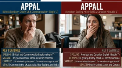 Appal vs Appall