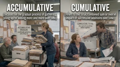 Accumulative vs. Cumulative