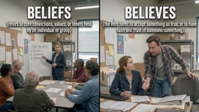 Beliefs vs. Believes