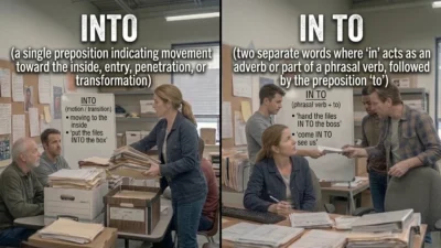 Into vs. In To