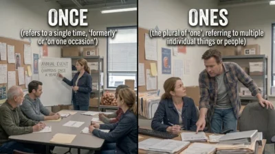 Once vs. Ones